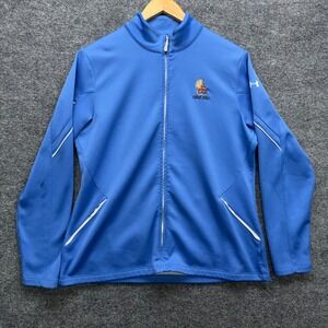 Under Armour Golf Jacket Women's Size L Blue Bali Hai Embroidered Loose Fit